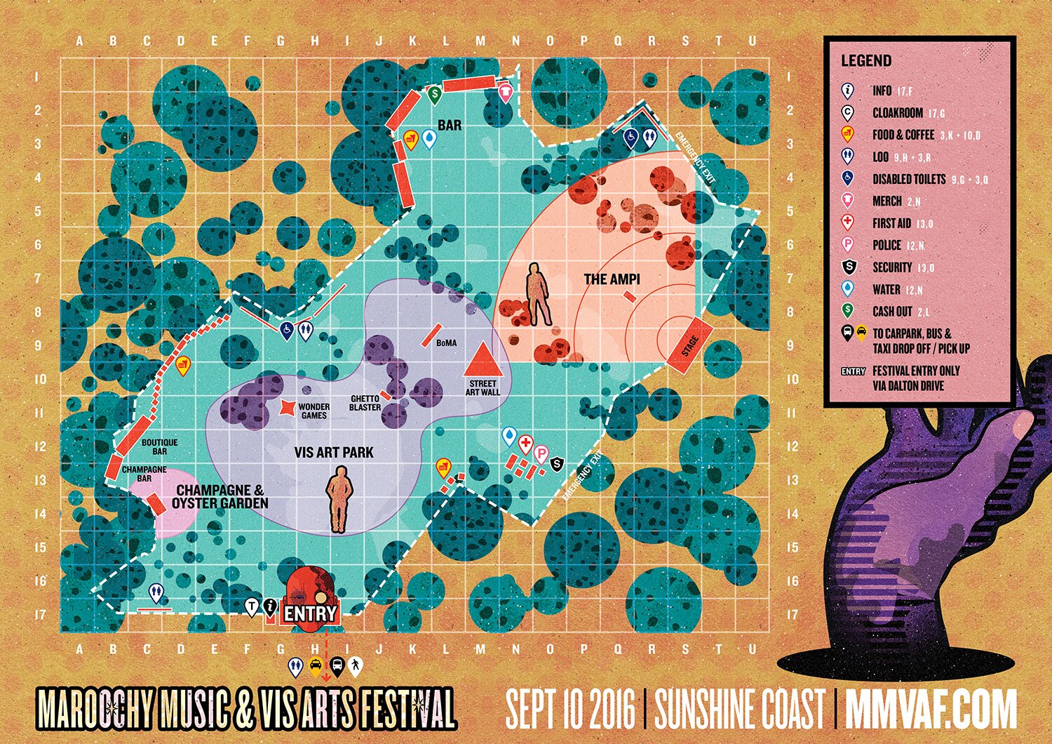 Maroochy Music & Visual Arts Festival Map 2016 Maroochy Music & Visual Arts Festival Map 2016